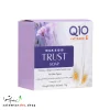 صابون شیر و Q10 تراست برای سفتکردن پوست، جلوگیری از پیری، مغذی و روشنکننده پوست با ترکیب شیر و کیوتن