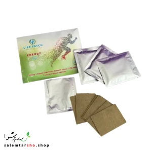 چسب انرژی لایف پچ با ترکیبات ویتامینی و گیاهی برای افزایش انرژی، بهبود تمرکز، کمخونی و کاهش خستگی طراحی شده است.